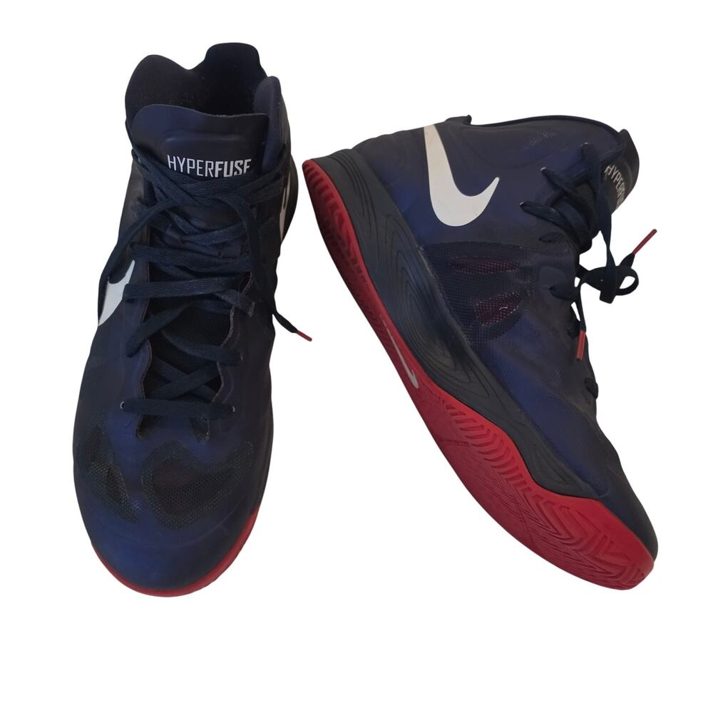 Nike Zoom Hyperfuse 2012 Olympic Basketball Shoes Mens 13 Obsidian Red